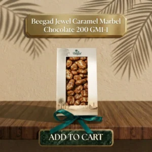 Beegad Jewel Caramel Marble Chocolate 200gm