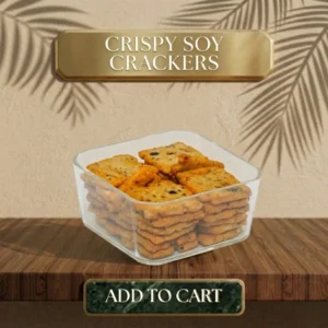 Crispy Soy Crackers